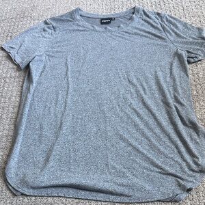 Mono B Heather Gray Short Sleeve Tee